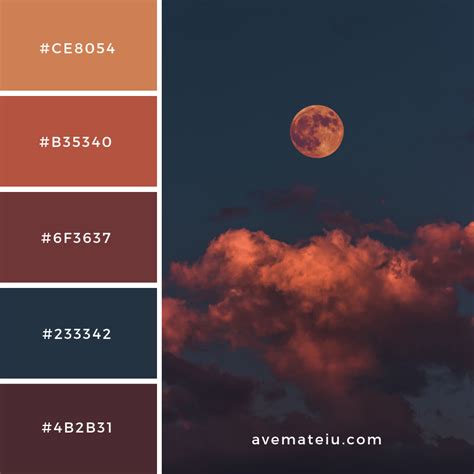 Bloody Moon Color Palette 55 - Ave Mateiu