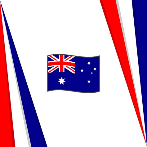 Australia Flag Abstract Background Design Template. Australia ...