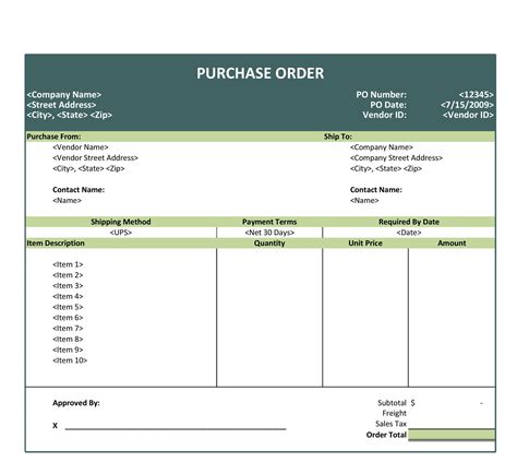 18 Free Purchase Order Templates [in Word, Excel, PDF]