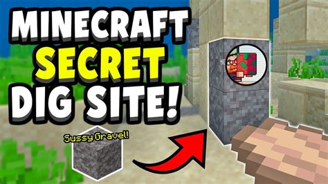 NEW SECRET Archaeology Dig Sites With Suspicious Gravel in Minecraft 1. ...