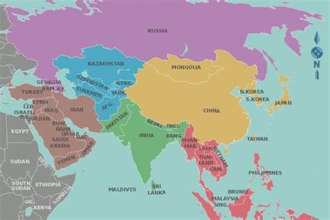 Países da Ásia - Toda Matéria