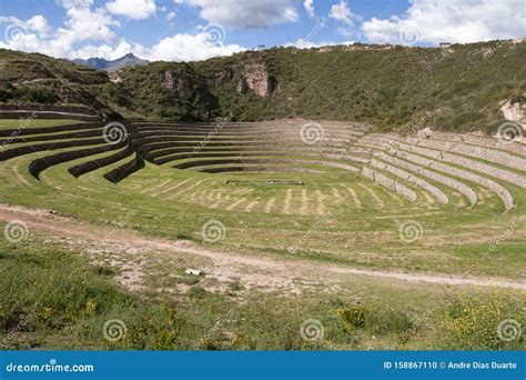 Moray Crops Overlook from within, Cusco, Peru Stock Photo - Image of ...