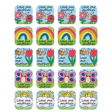 Love One Another Stickers - TCR7002 | Teacher Created Resources