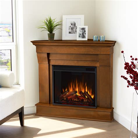 40.94" Chateau Espresso Corner Electric Fireplace