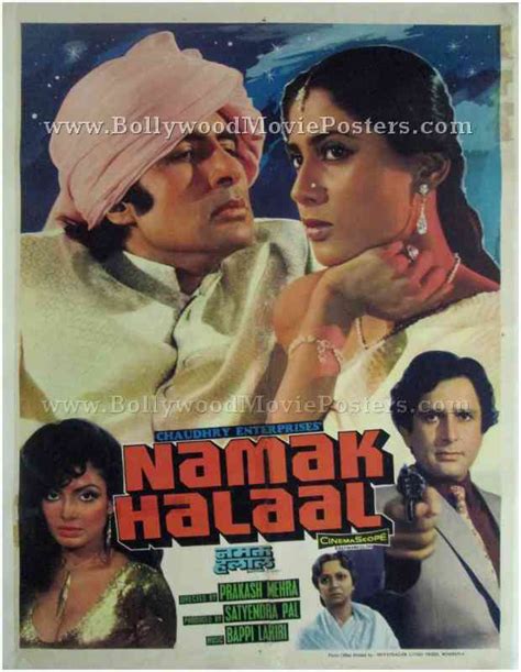 Namak Halaal old Amitabh movie posters