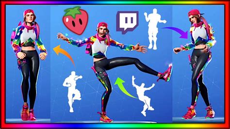 130+ EMOTES WITH NEW LOSERFRUIT SKIN! - Fortnite Skin Showcase - YouTube