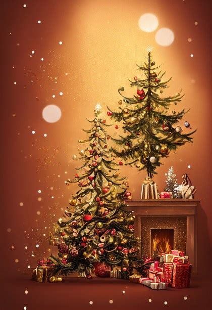 Free Christmas Tree Background