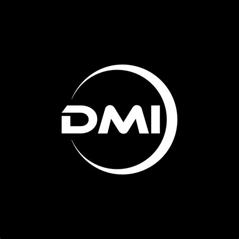 DMI letter logo design in illustration. Vector logo, calligraphy ...