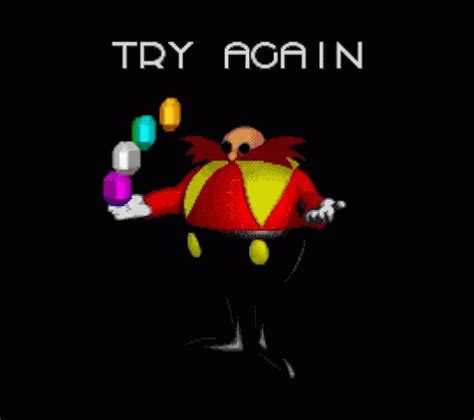 Eggman Try Again GIF - Eggman Try Again Bad End - Discover & Share GIFs