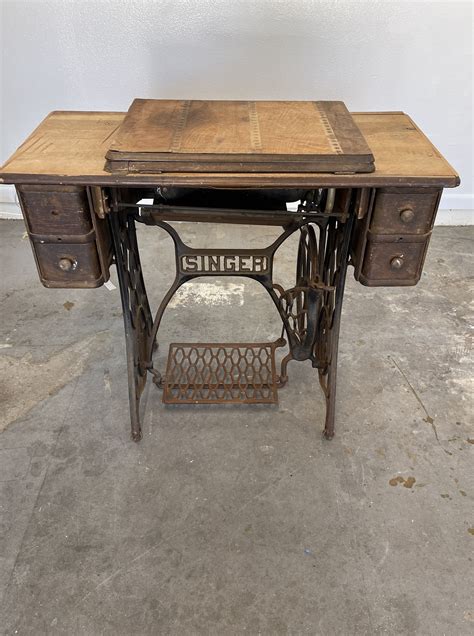 Antique Singer Sewing Machine Table Makeover — Ashley French