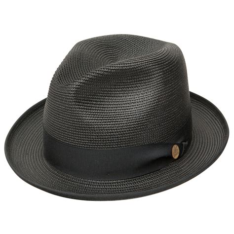 Latte Milan Straw Bound Fedora by Stetson – Levine Hat Co.