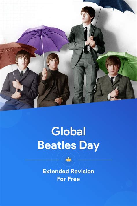 Global Beatles Day | The beatles, Global, Free