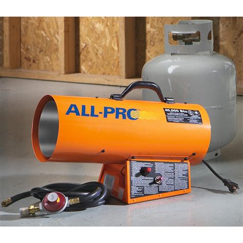 All Pro™ 40,000 BTU Propane Heater - 162460, Garage Heaters at ...