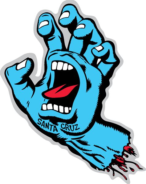 Santa Cruz Screaming Hand Logo Vector - (.Ai .PNG .SVG .EPS Free Download)