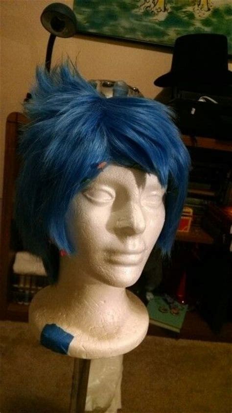 Joy wig for my Inside Out cosplay!! Royal blue-Derek wig from Arda-wigs ...