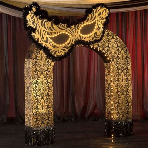 9 ft. 5 in. Midnight Masquerade Arch | Masquerade ball decorations ...