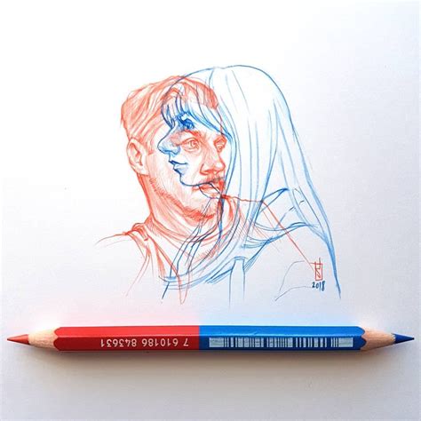 Red and blue #Art made by Alberto Russo from #Switzerland (📷alberto ...