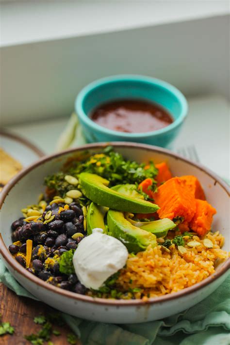 Easy Vegan Burrito Bowl - Nourishing Meal - HealthyHappyLife.com