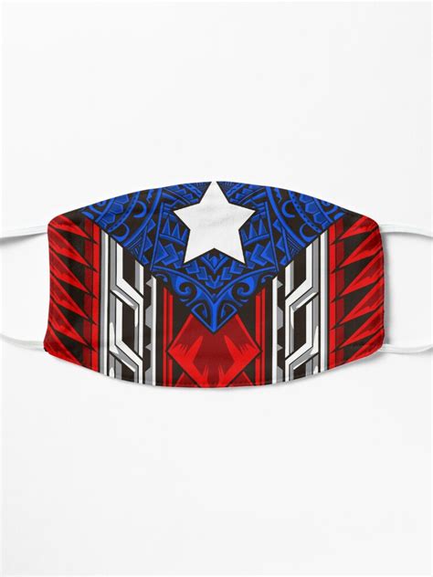 "Puerto Rican Tribal Flag - Modern Boricua" Mask by anziehend | Redbubble