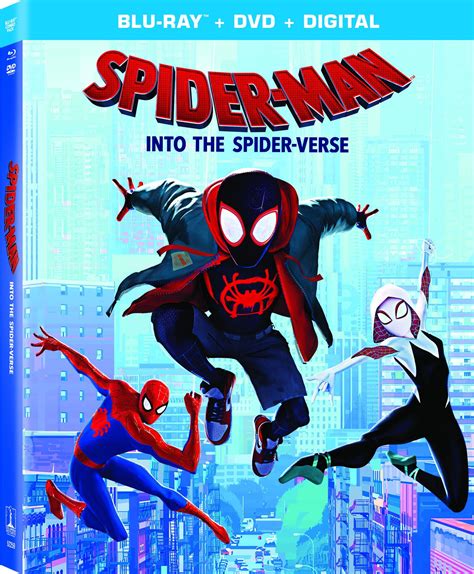 Spider-Man: Into the Spider-Verse (Blu-ray + DVD + Digital Copy ...