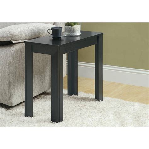 Monarch Specialties Black Oak Side Table I 3110 - The Home Depot