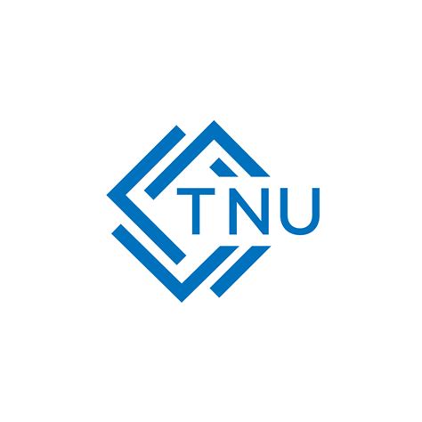 TNU technology letter logo design on white background. TNU creative ...