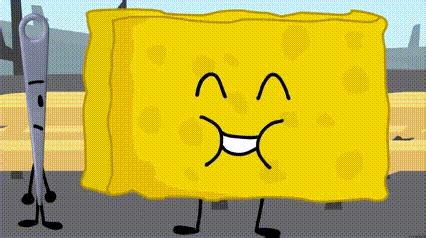 Spongy Spongy Bfdi GIF - Spongy Spongy bfdi Needle - Discover & Share GIFs