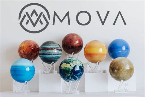 MOVA Solar-Powered Self-Rotating Desk Globes — Tools and Toys