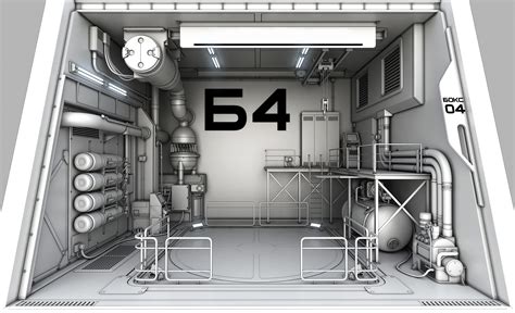 Sci-fi Hangar 3D Model $20 - .unknown .fbx .blend - Free3D