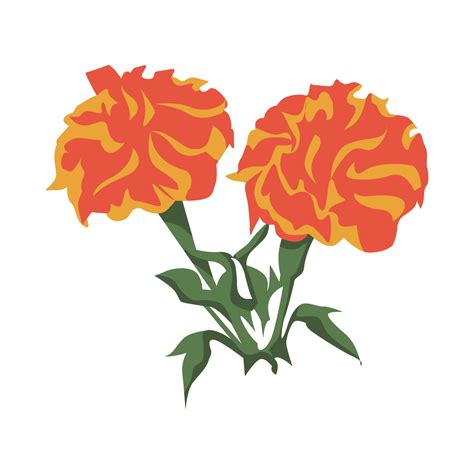 Marigold Flower color clip art Design 3161069 Vector Art at Vecteezy