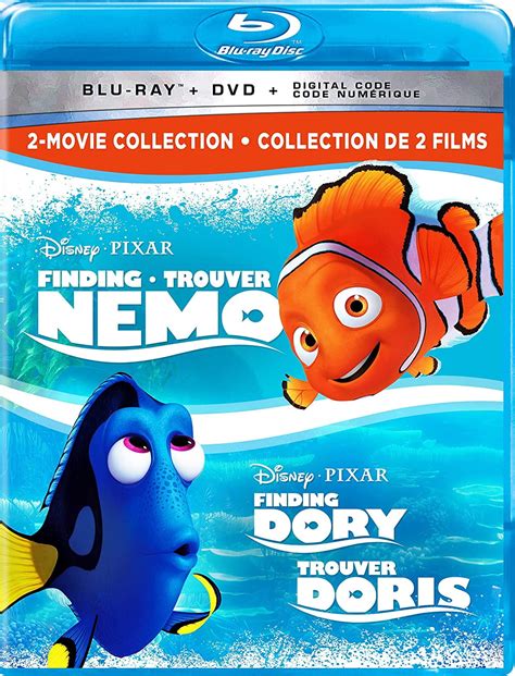 FINDING NEMO/FINDING DORY 2-MOVIE COLLECTION [Blu-ray] (Bilingual ...