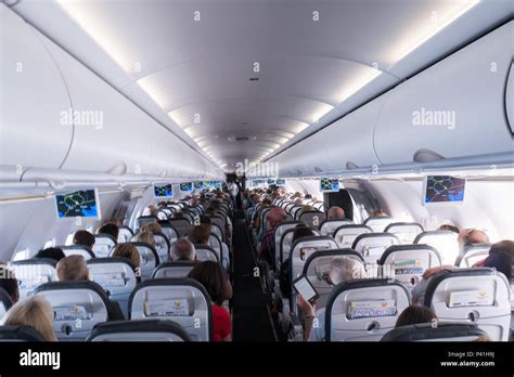 Airbus A321 Interior Stock Photo - Alamy