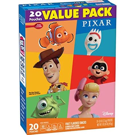 General Mills Snacks Other Disney Pixar Fruit Snacks, Value ...