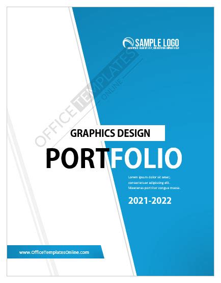 My Portfolio Cover Page Designs