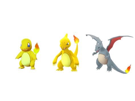 three different types of pokemon figurines are shown in this image, one ...