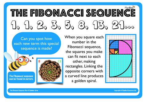 Fibonacci Sequence Maths Poster | Fibonacci sequence math, Math poster ...