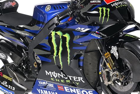 モンスターエナジー＆ヤマハカラーが融合！MotoGP 2023年マシン『YZR-M1』を披露 | レスポンス（Response.jp）