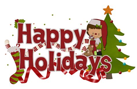 Happy holidays clipart kid - ClipartBarn