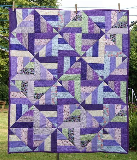 Strip Twist On Point Quilt Pattern | Quilt Patterns Ideas | Quilt ...