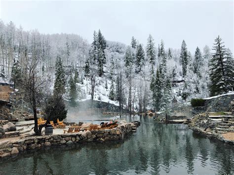 The Most Beautiful Hot Spring (Steamboat Springs, Colorado) : r/travel