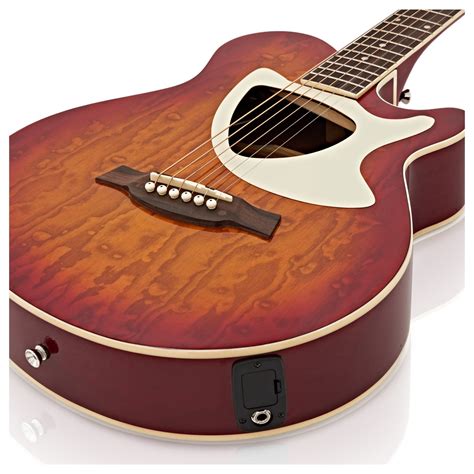 Deluxe Thinline Electro Acoustic Guitar + 15W Amp Pack, Cherry SB at ...