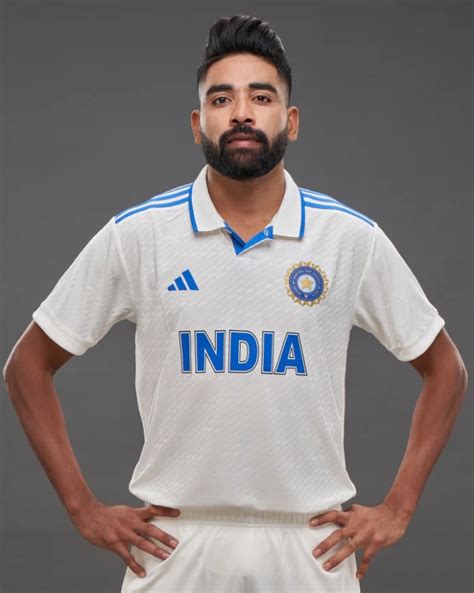 New India Test Cricket Jersey 2023-2024- White Adidas ICT Kit for WTC ...