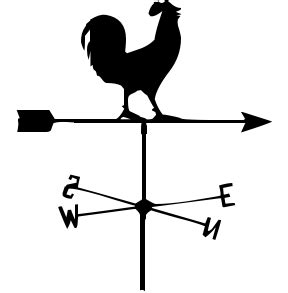 Collection of Wind Vane PNG Black And White. | PlusPNG