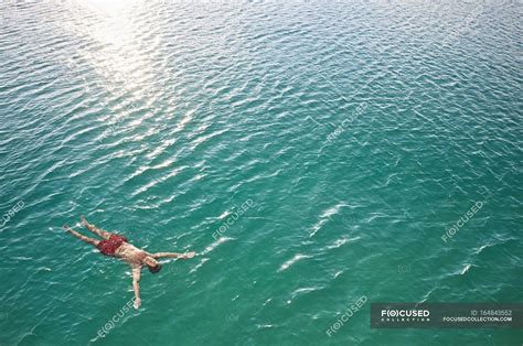 Floating Person In Water