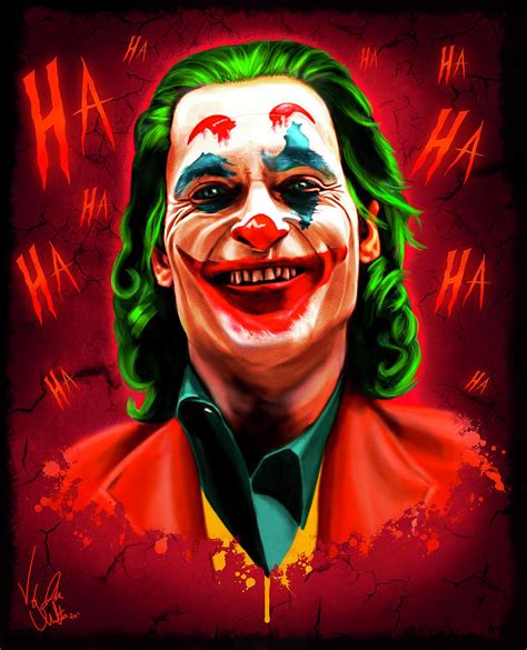 Joker Joaquin Phoenix Digital Art by Vinny John Usuriello | Pixels