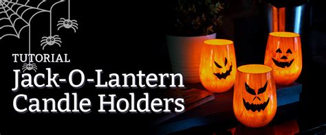 How to Make Dollar Store Jack-O-Lantern Candle Holders — Recharge Workshop