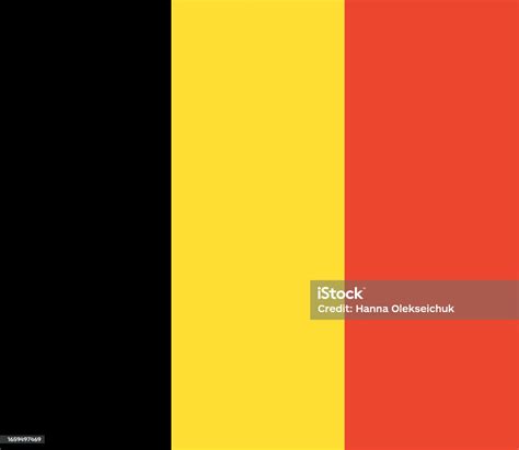 Flag Of Belgium Official Colors And Proportions National Belgium Flag ...