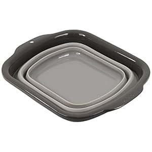 Amazon.com: Collapsible Dish Pan Color: Gray: Kitchen & Dining