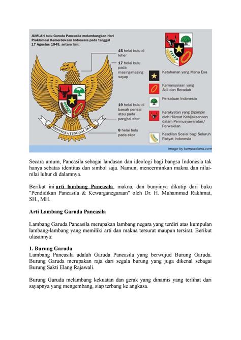 Pabcasila DAN Makna Lambang Negara - Secara umum, Pancasila sebagai ...