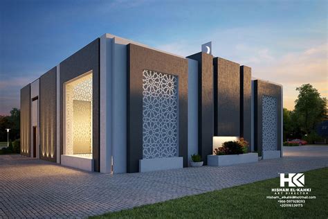 Interior And Exterior Modern Mosque on Behance | Mosque design islamic ...